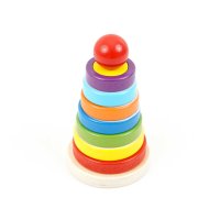 Rainbow Tower Sorting Stacking Rings Puzzles