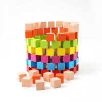 Colorful Wooden Building Blocks